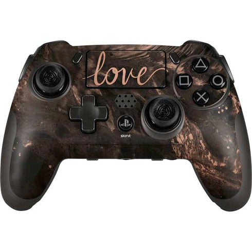 Love Rose Gold Black PlayStation Scuf Vantage 2 Controller Skin